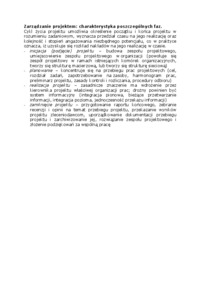 Zarządzanie projektem: charakterystyka poszczególnych faz