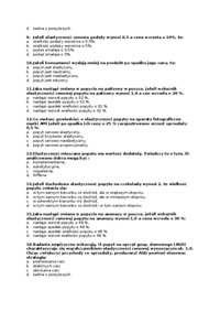 Pytania na egzamin -elastyczność popytu i podaży  	 