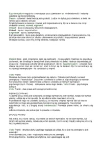 Kompedium z osobowości - opracowanie 