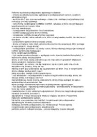 Reformy w zakresie postępowania sądowego na świecie