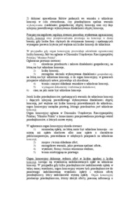 Promesa koncesyjna i tryb udzielania koncesji