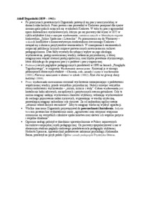 Adolf Dygasiński - życiorys - Wykształcenie