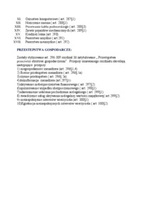 Klasyfikacja przestępstw