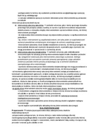 Interwencja i reprezentacja ston i uczestników.