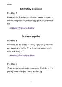 Estymatory nieobciazone