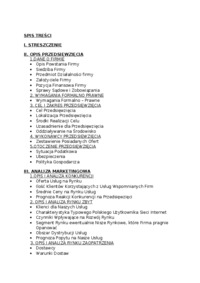 Biznes plan - Net line - prezentacja przedsiębiorstwa