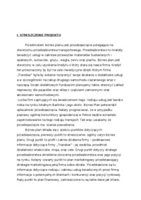 Biznes plan firmy transportowej - przykładowa prezentacja firmy