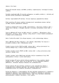 Zarządzanie jakoscią produkcji- pojęcia