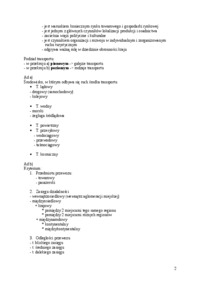 Transport i spedycja - wykłady