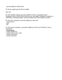 Histologia - zagadnienia egzaminacyjne 