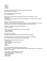 Tkanka chrzęstna - zagadnienia egzaminacyjne 