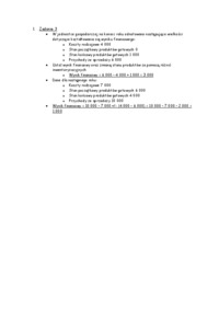 Zadanie domowe z rachunku wyników