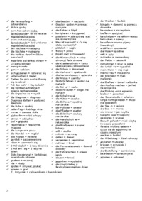 Powtórzenie do kolokwium - Język niemiecki