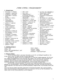 Tekst o Dirku - słownictwo