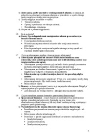 Powtórzenie do kolokwium - Harmonizacja i standaryzacja rachunkowości