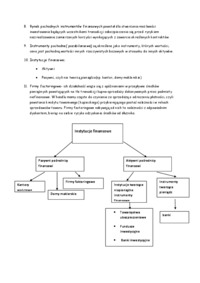 Ogniwa rynkowego systemu finansowego