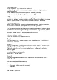 Istota, klasyfikacja i ewidencja kosztów działalności