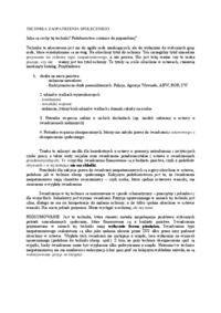 Technika zapotrzebowania społecznego.