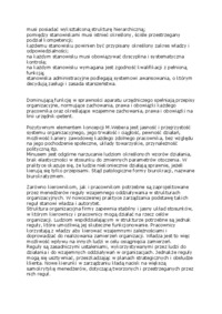 Biurokracja jako metoda sprawowania władzy - Klasyczna teoria organizacji 