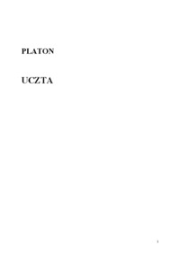 Platon - Uczta