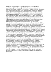 Strategie organizacji