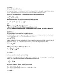 Opracowanie do zadań na kolokwium.