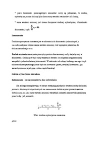 Średnie arytmetyczne-właściwości