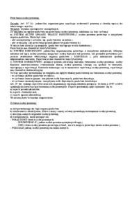 Powstanie i ustanie osoby prawnej