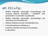Budżet jednostki samorządu terytorialnego