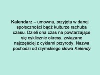 kalendarze