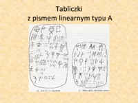 Pismo Egejskie - tabliczki