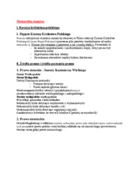 Historia państwa i prawa polskiego - monarchia stanowa - Korona królestwa polskiego