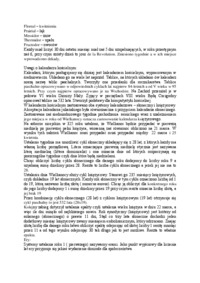 Nauki pomocnicze historii - kalendarz