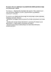 Projektowanie układu toru kolejowego