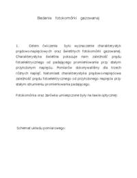Badanie fotokomórki gazowanej 4