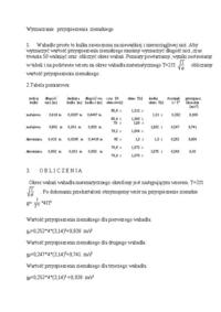 Wyznaczanie przyspieszenia ziemskiego