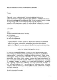 Wyznaczanie współczynnika rozszerzalności ciał stałych