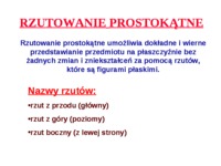 Rzuty prostokątne brył
