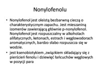 Nonylofenol w środowisku