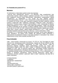 Partykularyzmy prawne RP sz. - Prawo 