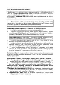 Ceny w handlu międzynarodowym - wykład z międzynarodowych stosunków gospodarczych