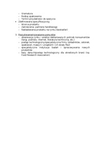 Etapy opracowania nowego produktu