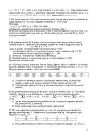 Statystyka - regresja-zadania