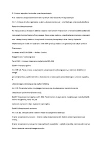 Ubezpieczenia - wykład 8