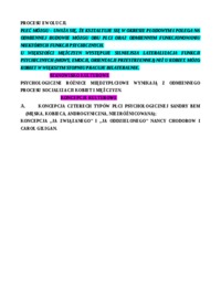 Kobiecość - męskość jako wymiar kultury