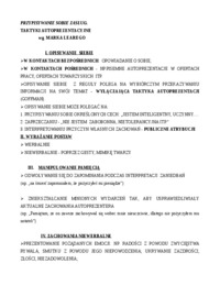 Rodzaje autoprezentacji