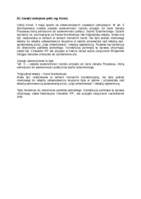 Zasady ustrojowe polit. wg. Konst. - Prawo 