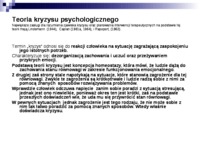 Interwencje kryzysowe