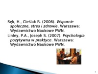 Pomoc psychologiczna-wsparcie społeczne