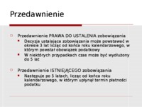 Przedawnienie-opracowanie
